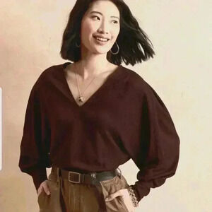 Banana Republic Cross Hatch Jacquard Top